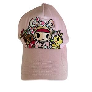 New Era 2017 tokidoki Dad Snap Back Hat Cap Pink Casual Adjustable Women Egirl